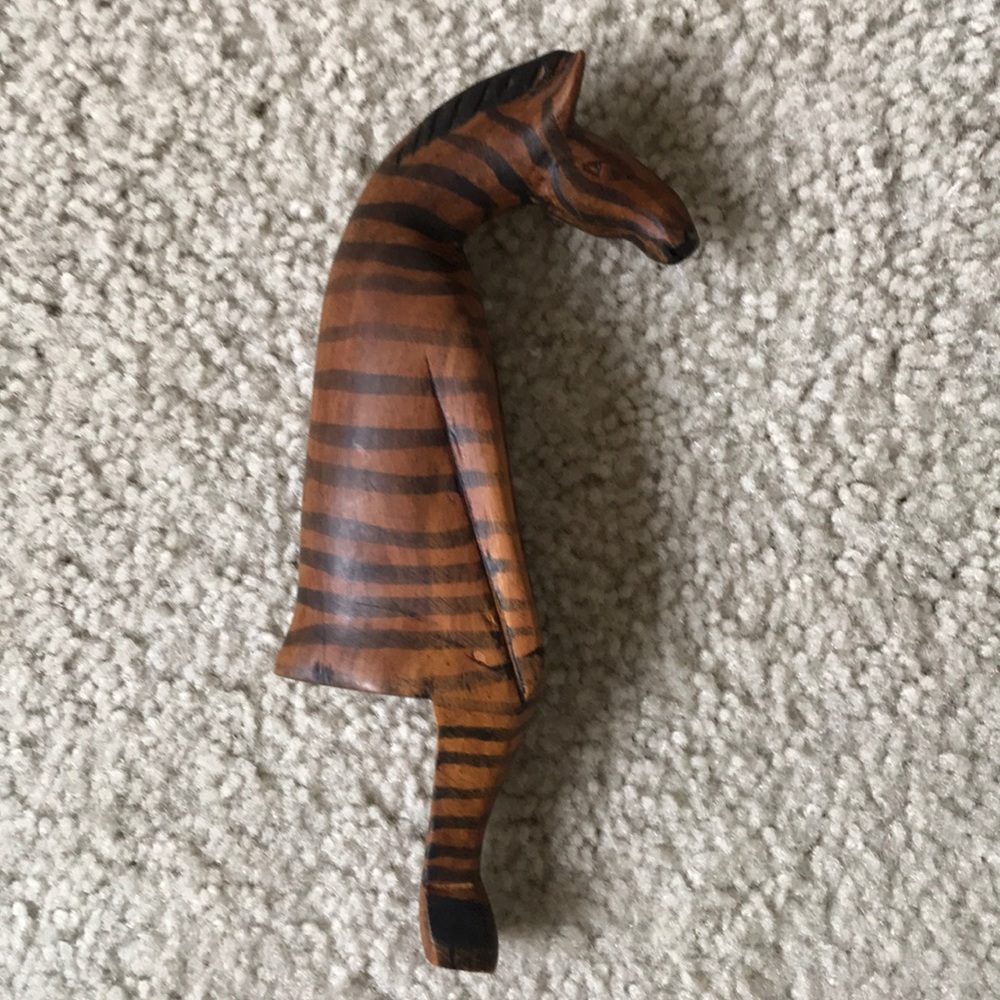 Carved Zebra